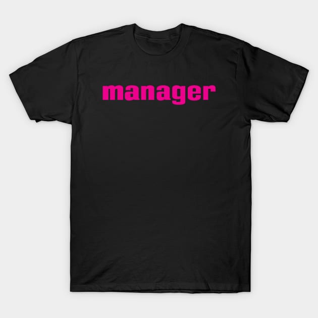 Manager T-Shirt by ProjectX23 Orange